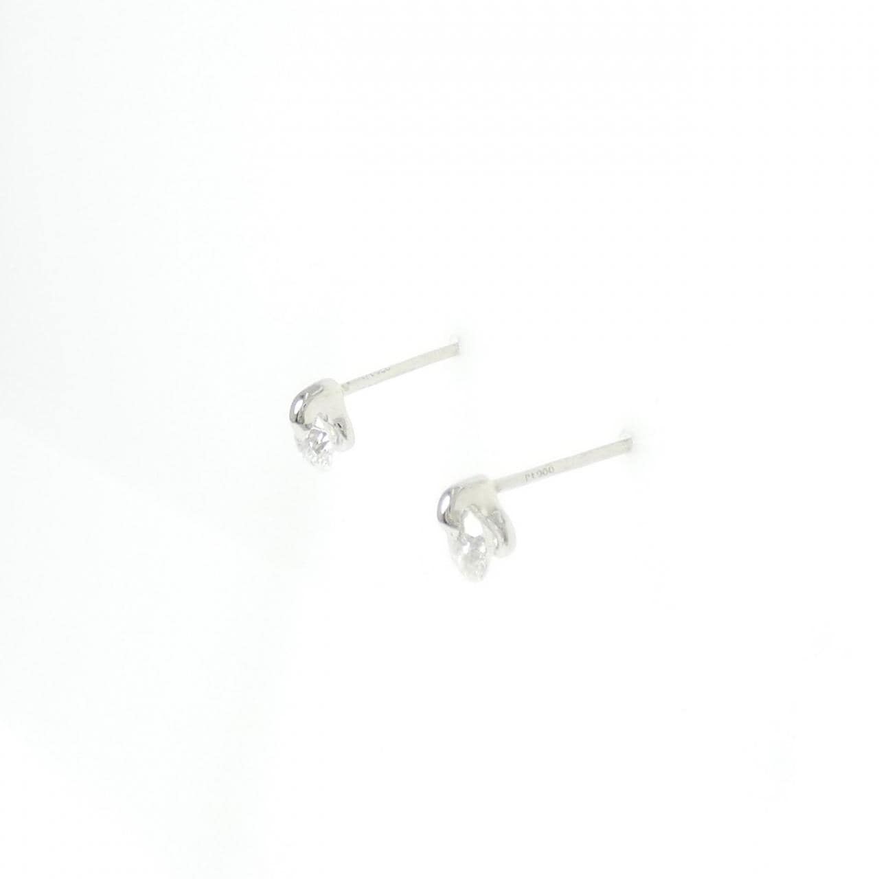 PT900 ダイヤモンド ピアス 0.338CT