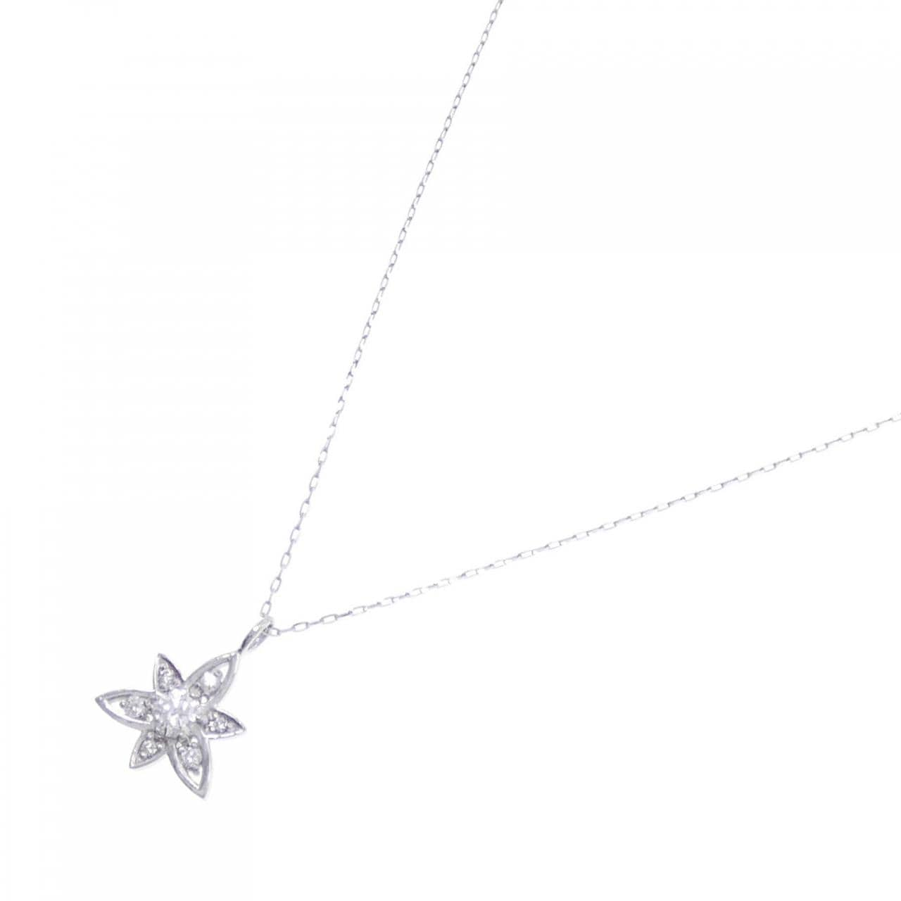 [Remake] PT Flower Diamond Necklace 0.14CT