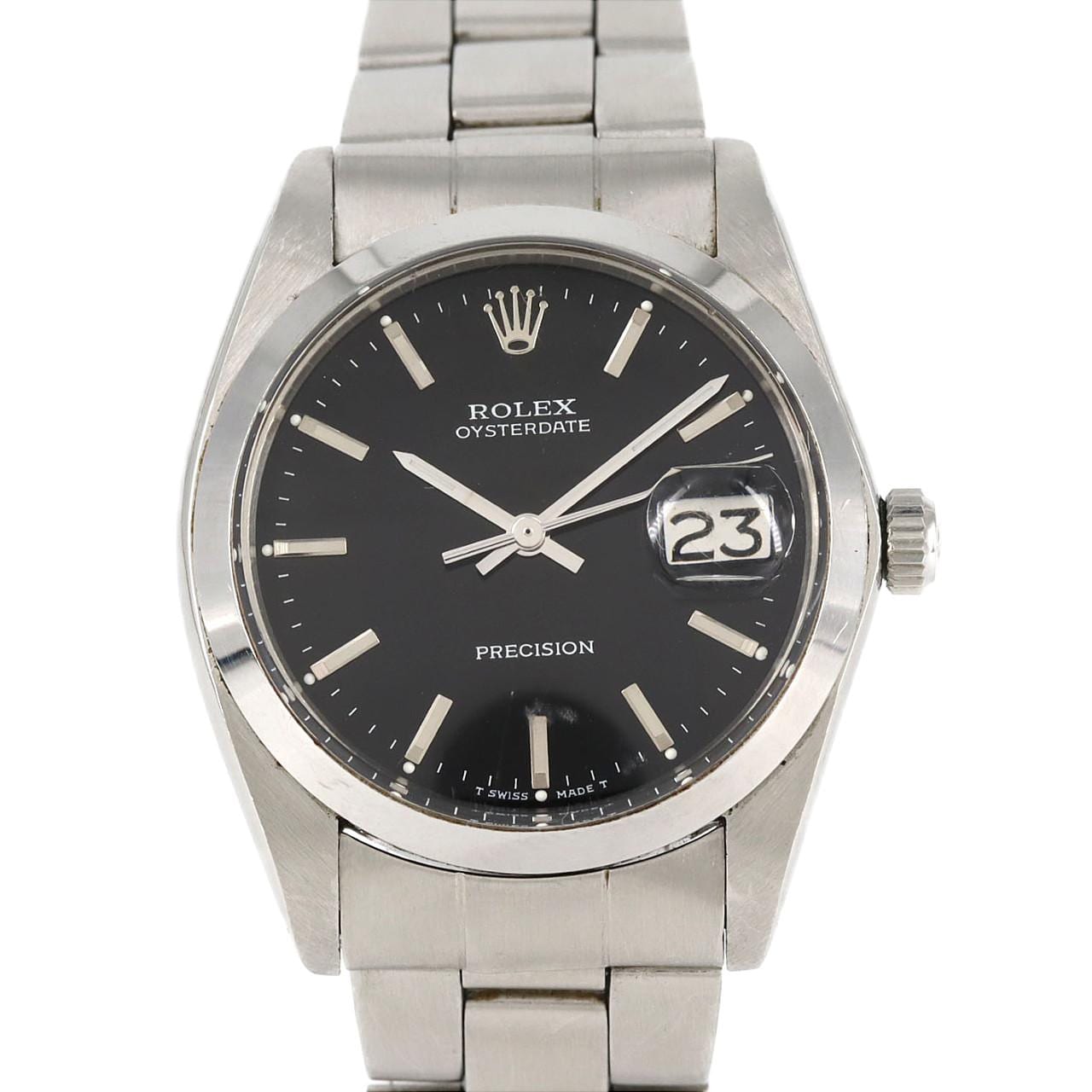 ロレックス オイスターデイト 6694 SS 手巻 7番台