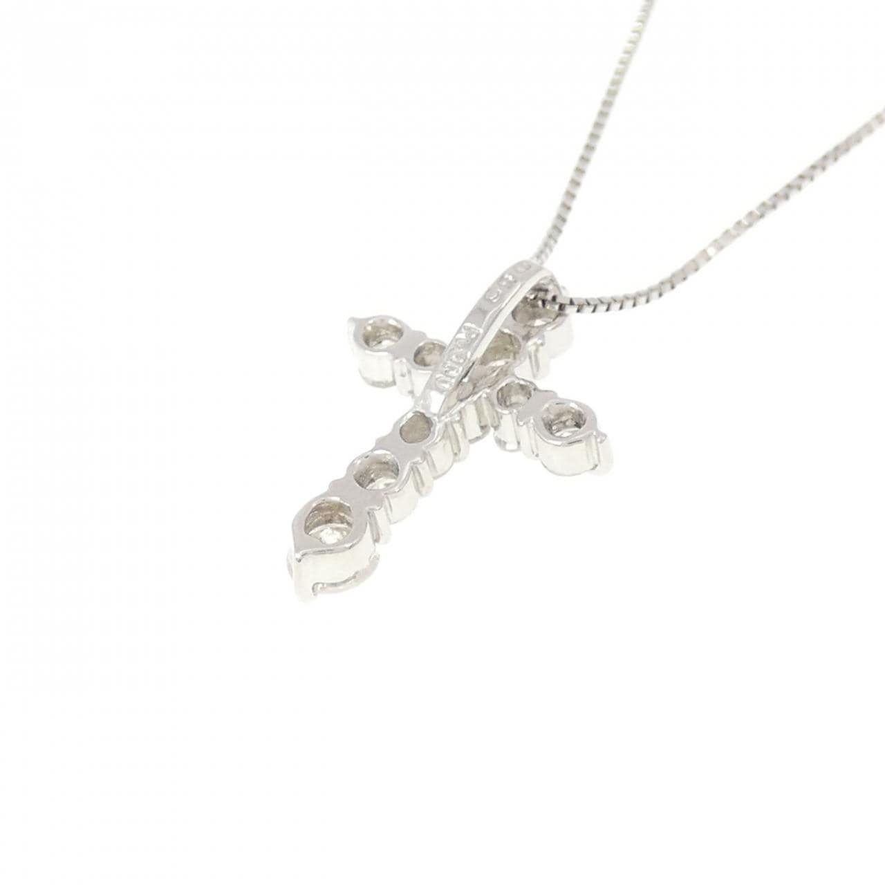 PT900/PT850 クロス ダイヤモンド ネックレス 0.50CT