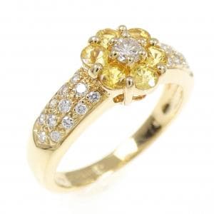 K18YG サファイヤ リング 0.60CT