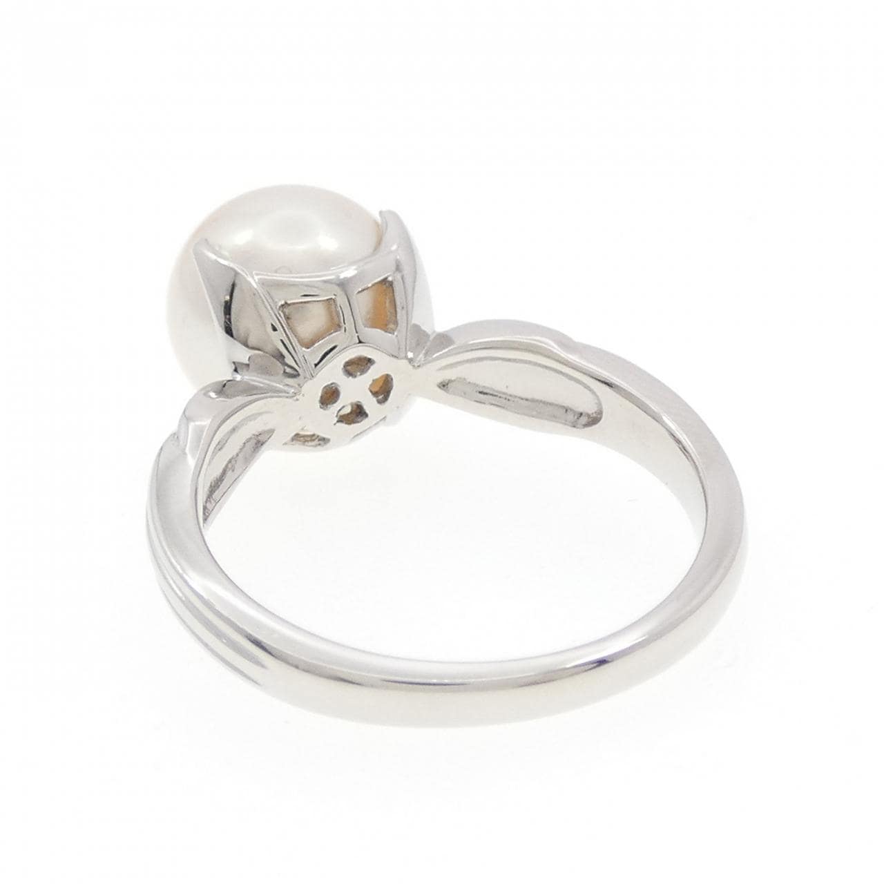 PT900 Akoya珍珠戒指 9.2 毫米