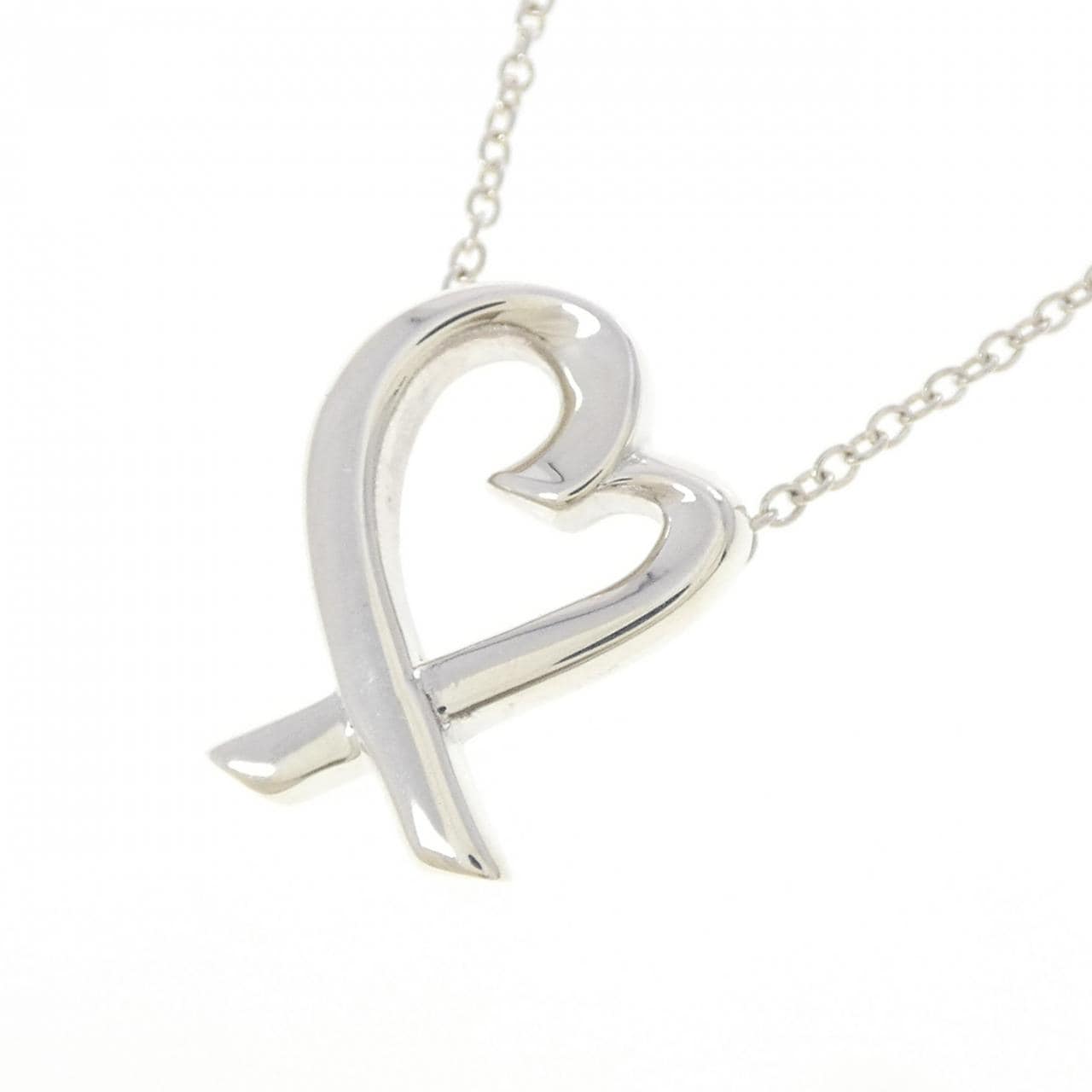 ティファニー ラビングハート スモール ネックレス