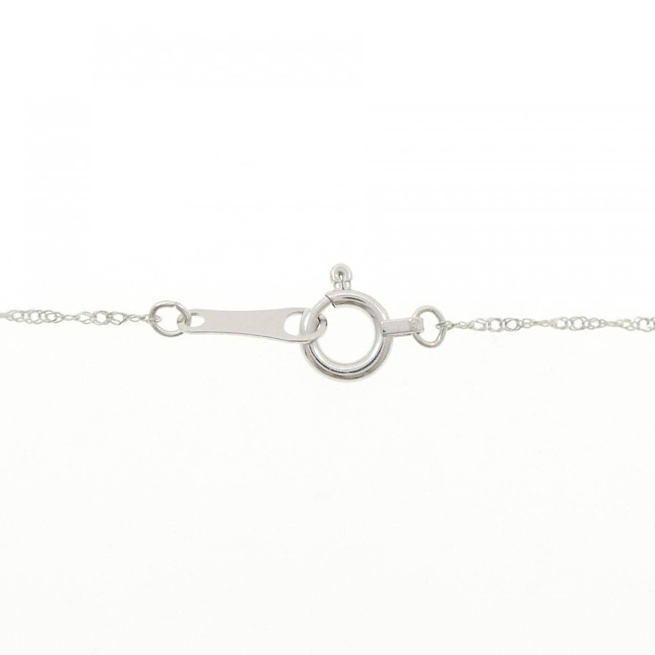 K18WG ルビー ネックレス 0.35CT
