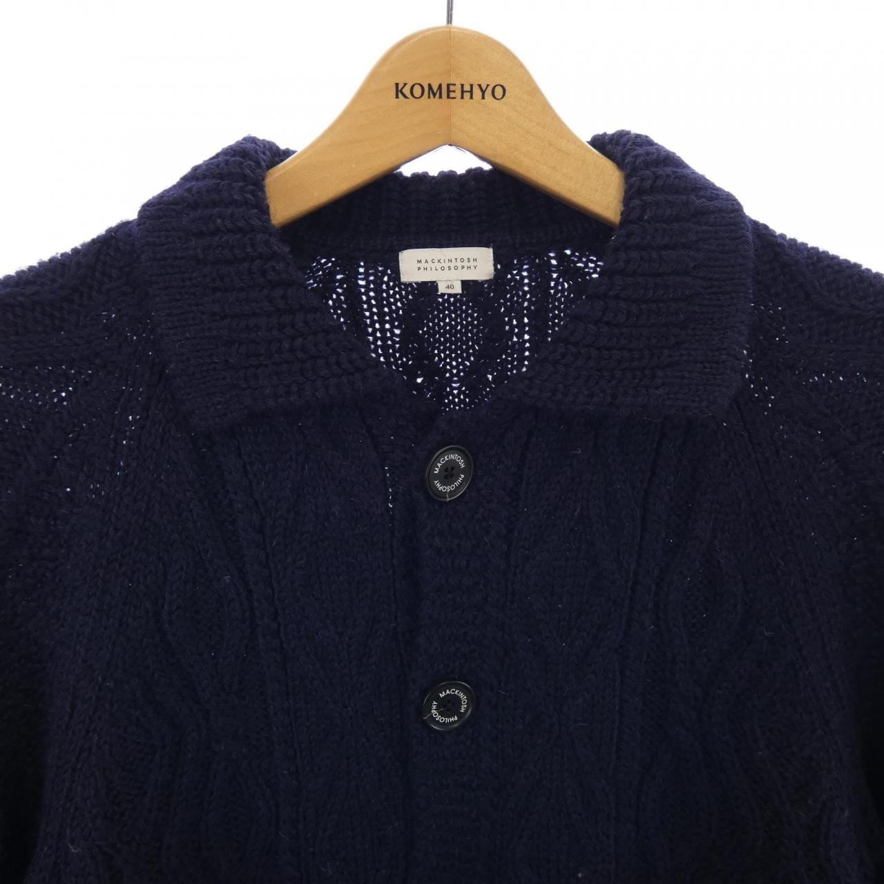 マッキントッシュフィロソフィー MACKINTOSH PHILOSOPHY カーディガン