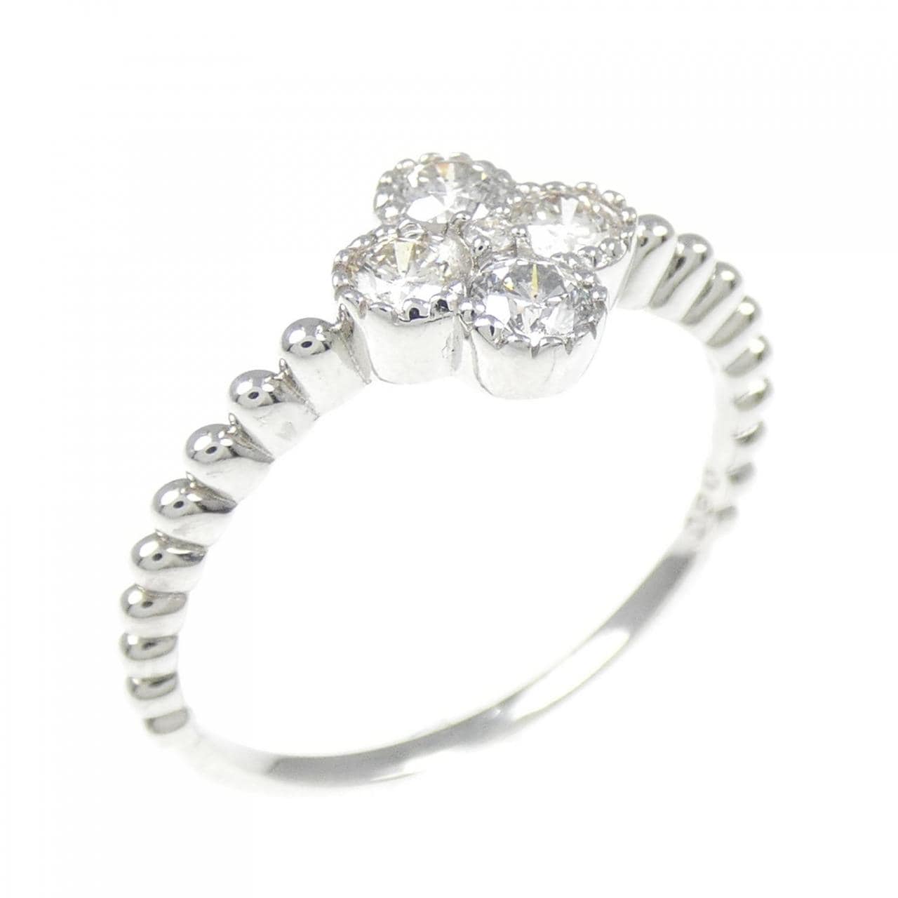 [新品] PT900花朵鑽石戒指0.30CT