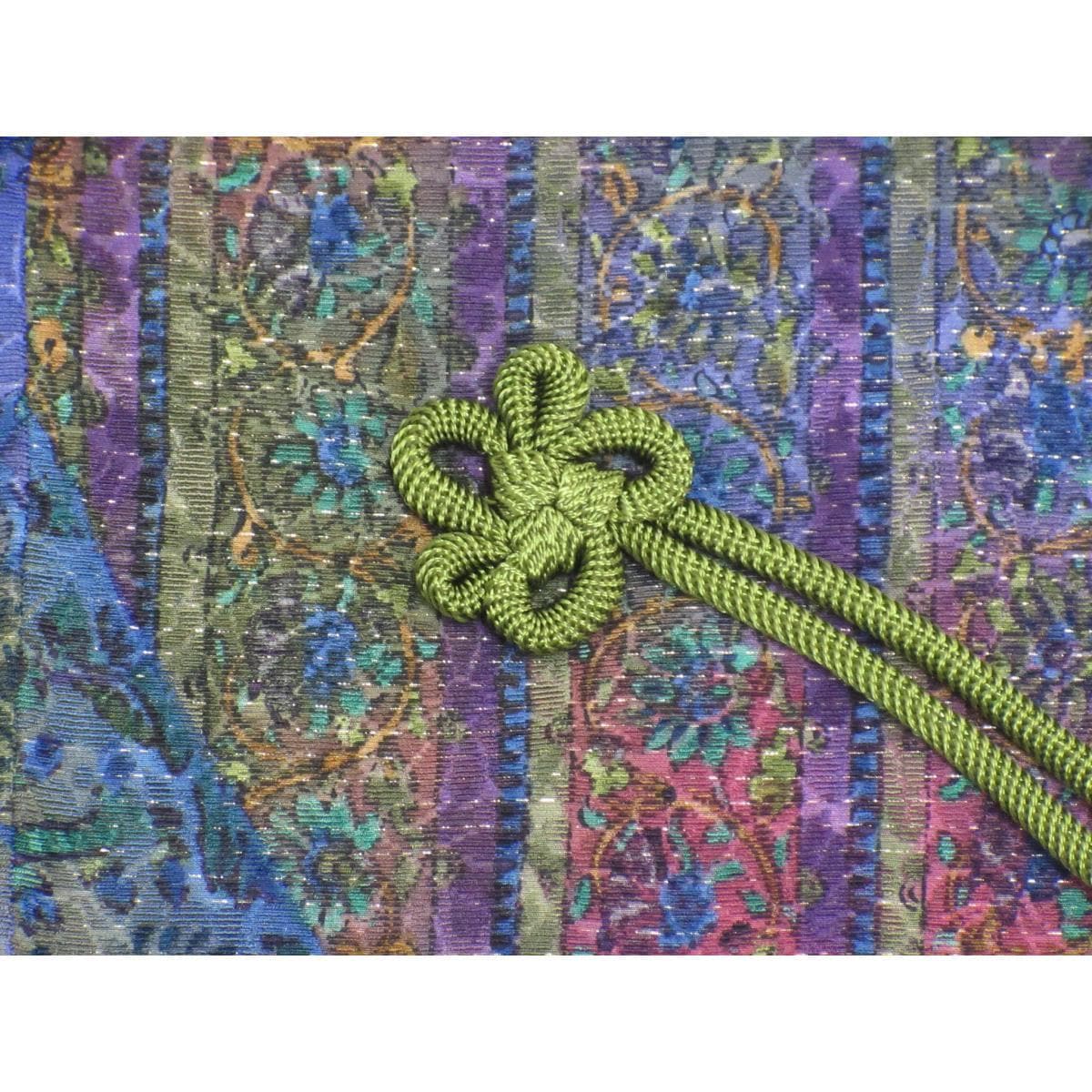 お洒落コート　輪奈織　ビロード入り　セミロング