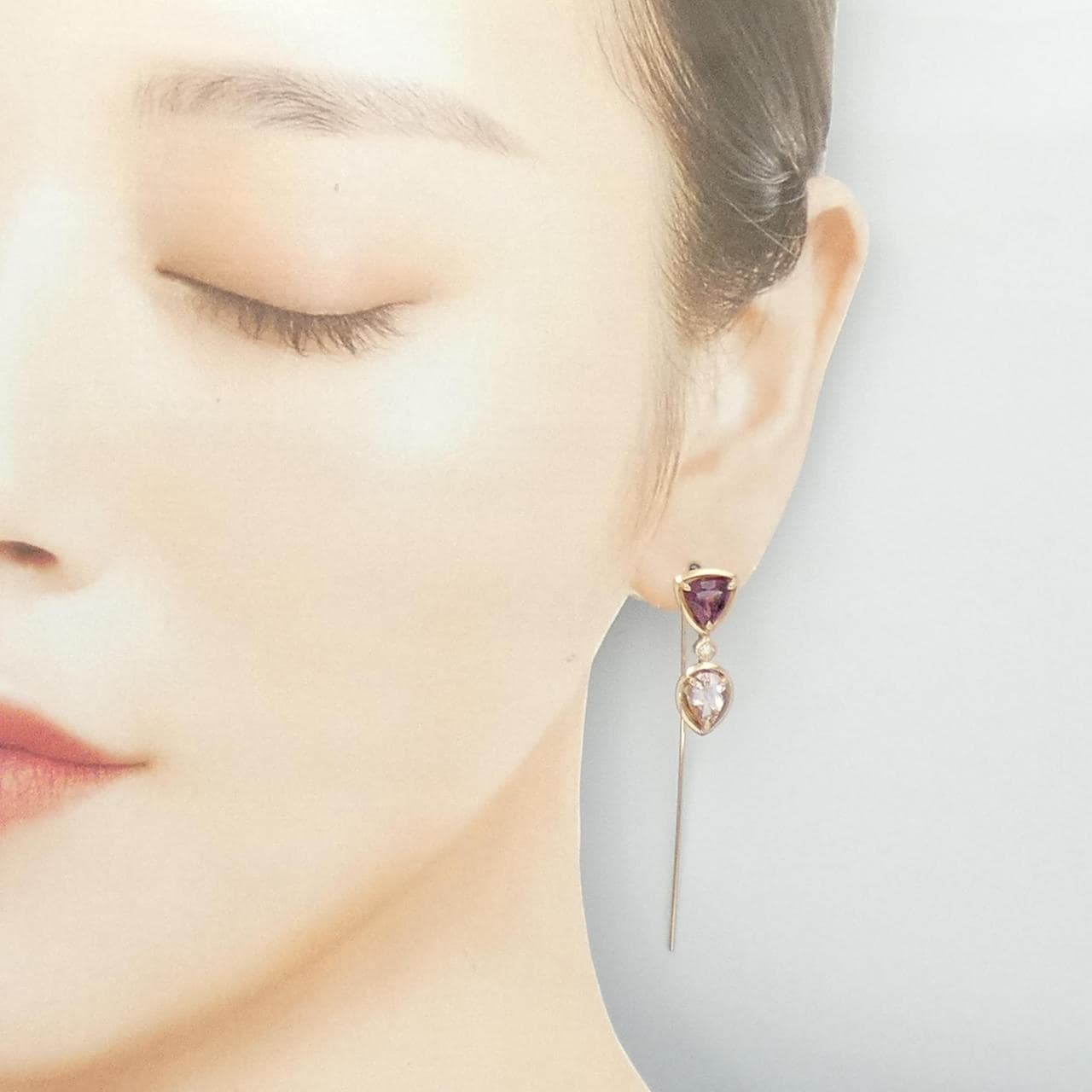 ヴェレッタ オッターヴァ カラーストーン ピアス