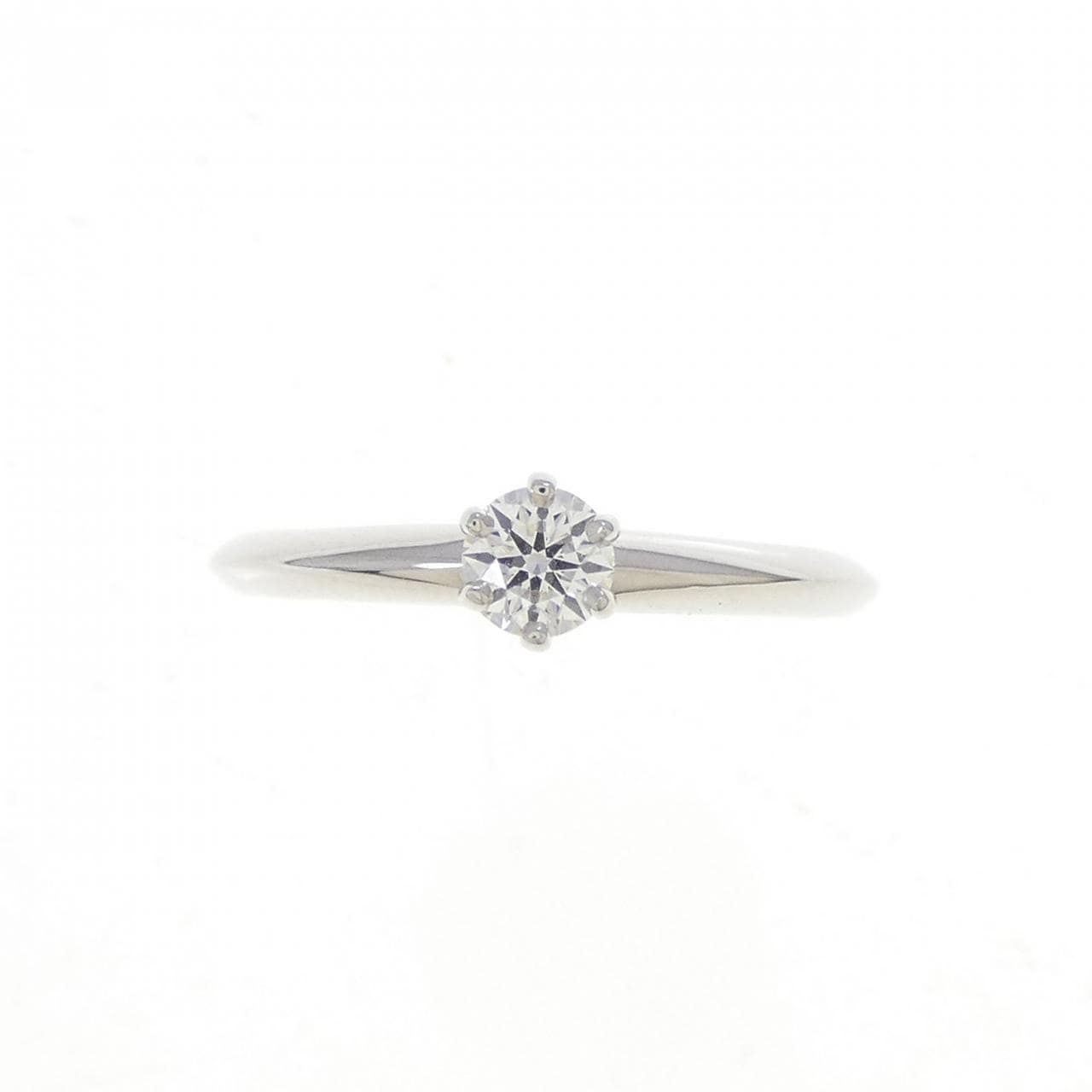 ティファニー クラシックソリティア リング 0.21CT D VS1