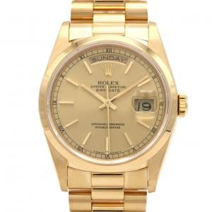 ロレックス デイデイト 18208 YG 自動巻 L番