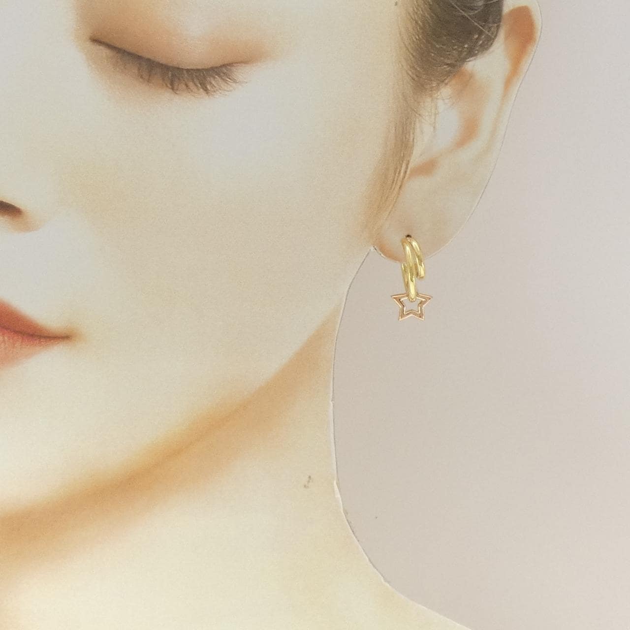 スタージュエリー K18YG/K18PG ピアス