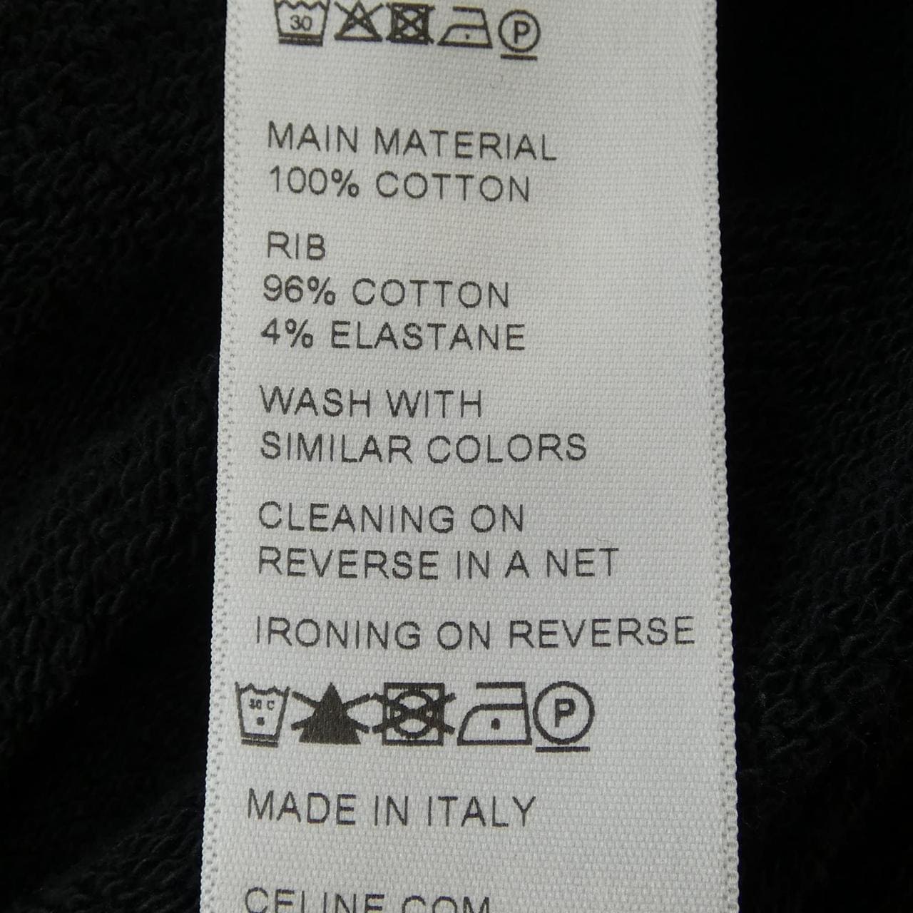 セリーヌ CELINE CELINE ルーズ フーディー / コットンフリース 2Y468670Q パーカー