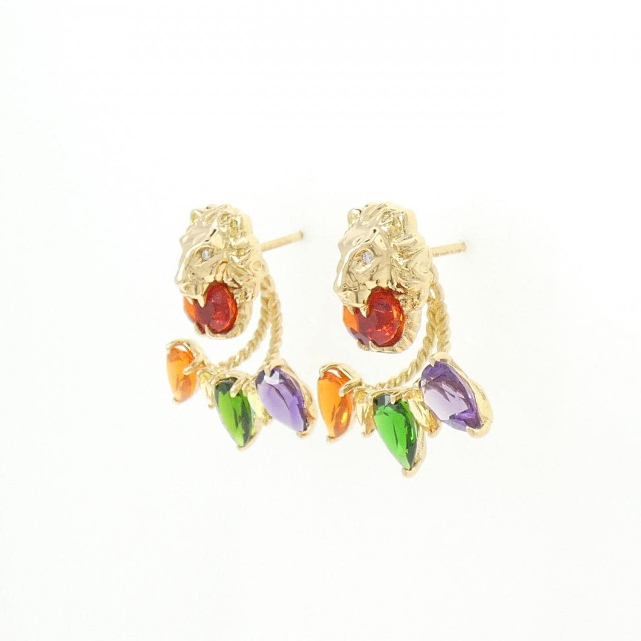 グッチ ライオンヘッド ピアス