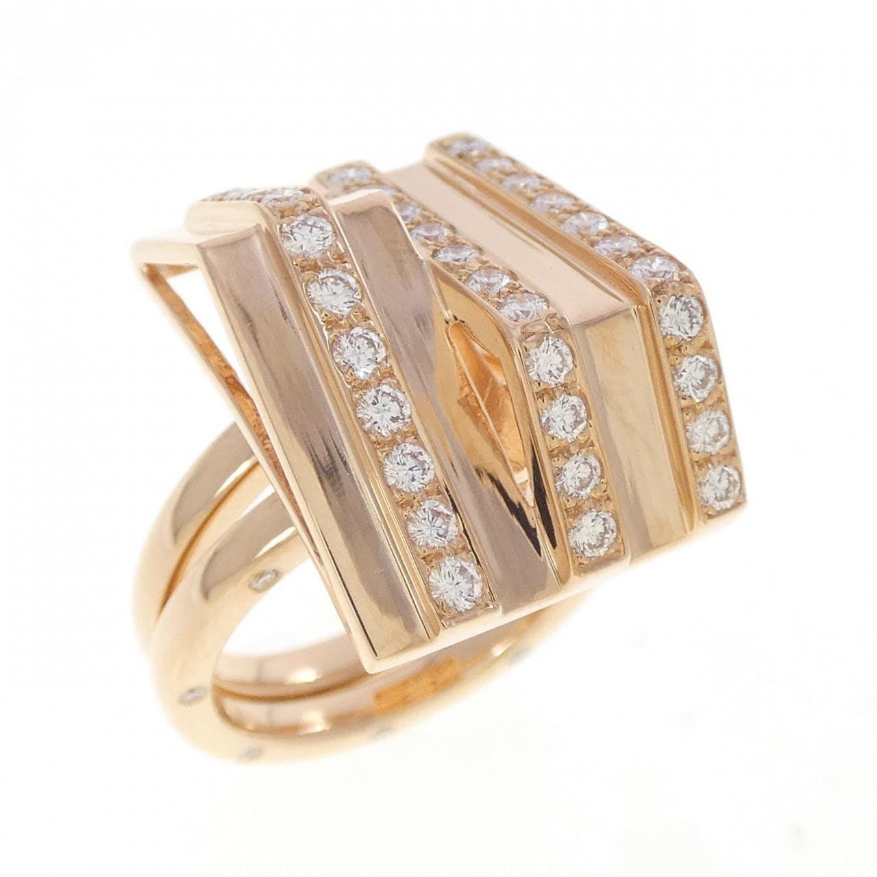 18KPG ダイヤモンド リング 0.73CT