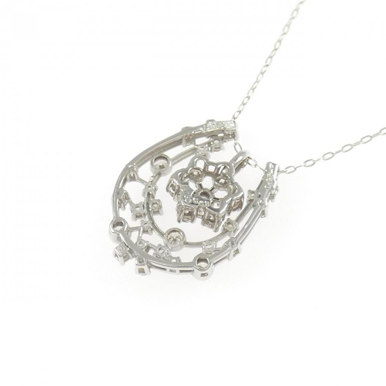 PT950/PT900 2WAY ダイヤモンド ネックレス 0.25CT