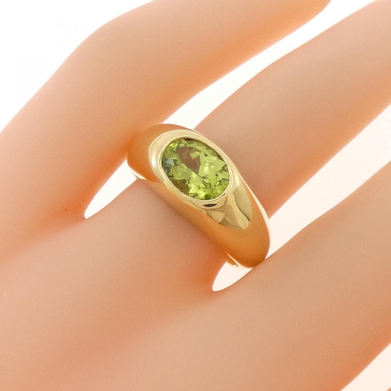 ポンテヴェキオ ペリドット リング 1.25CT