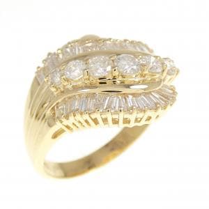 K18YG ダイヤモンド リング 1.15CT