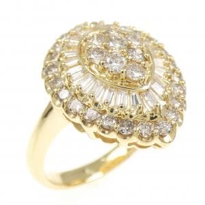 K18YG ダイヤモンド リング 1.30CT