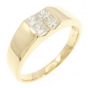 K18YG ダイヤモンド リング 0.70CT