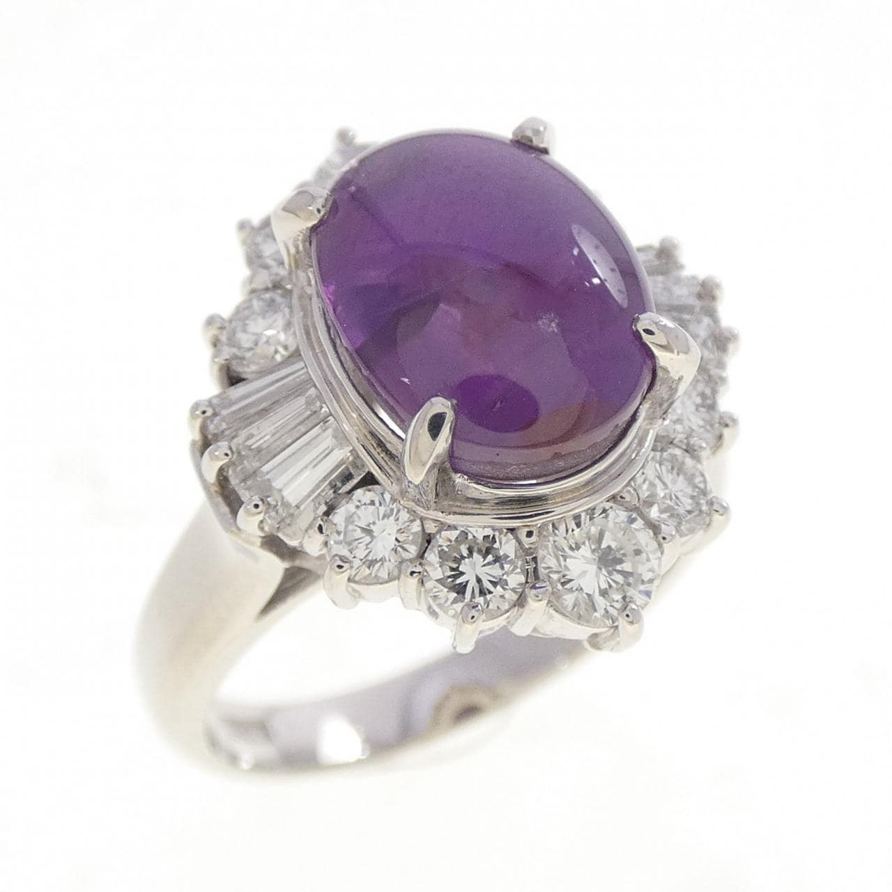 PT900 スターサファイヤ リング 4.55CT