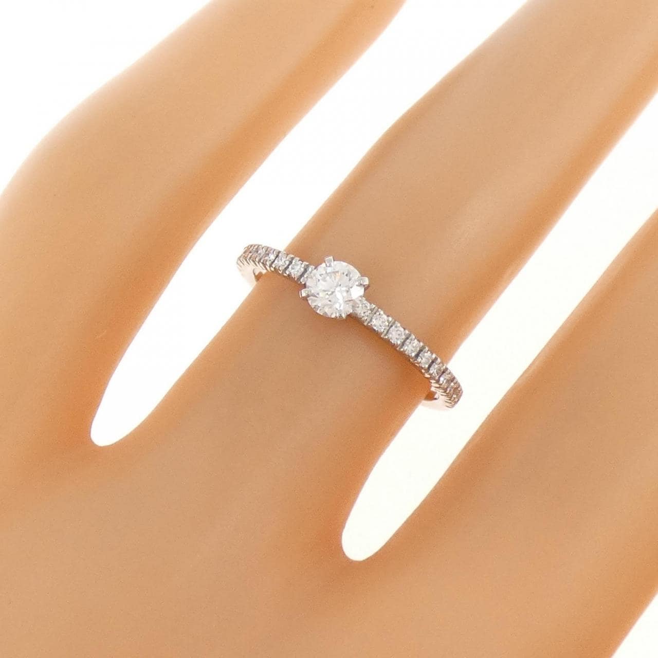 カルティエ エタンセル リング 0.18CT F VVS1 EX