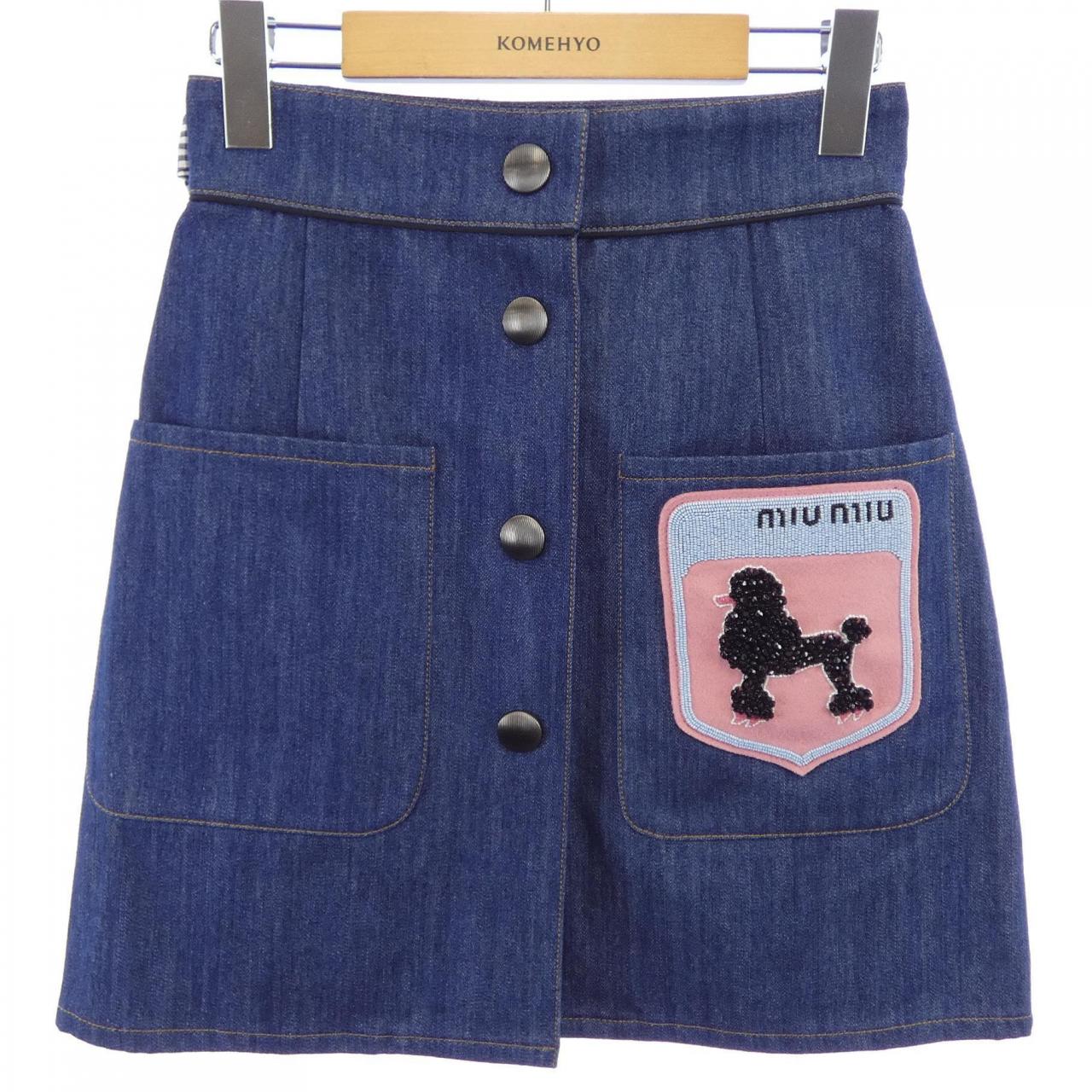 ミュウミュウ MIU MIU GWD121 1QGT スカート
