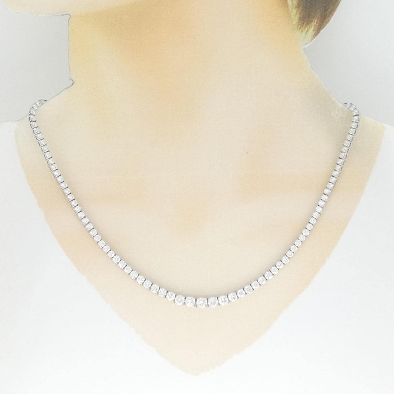 ミキモト テニスネックレス ネックレス 11.00CT