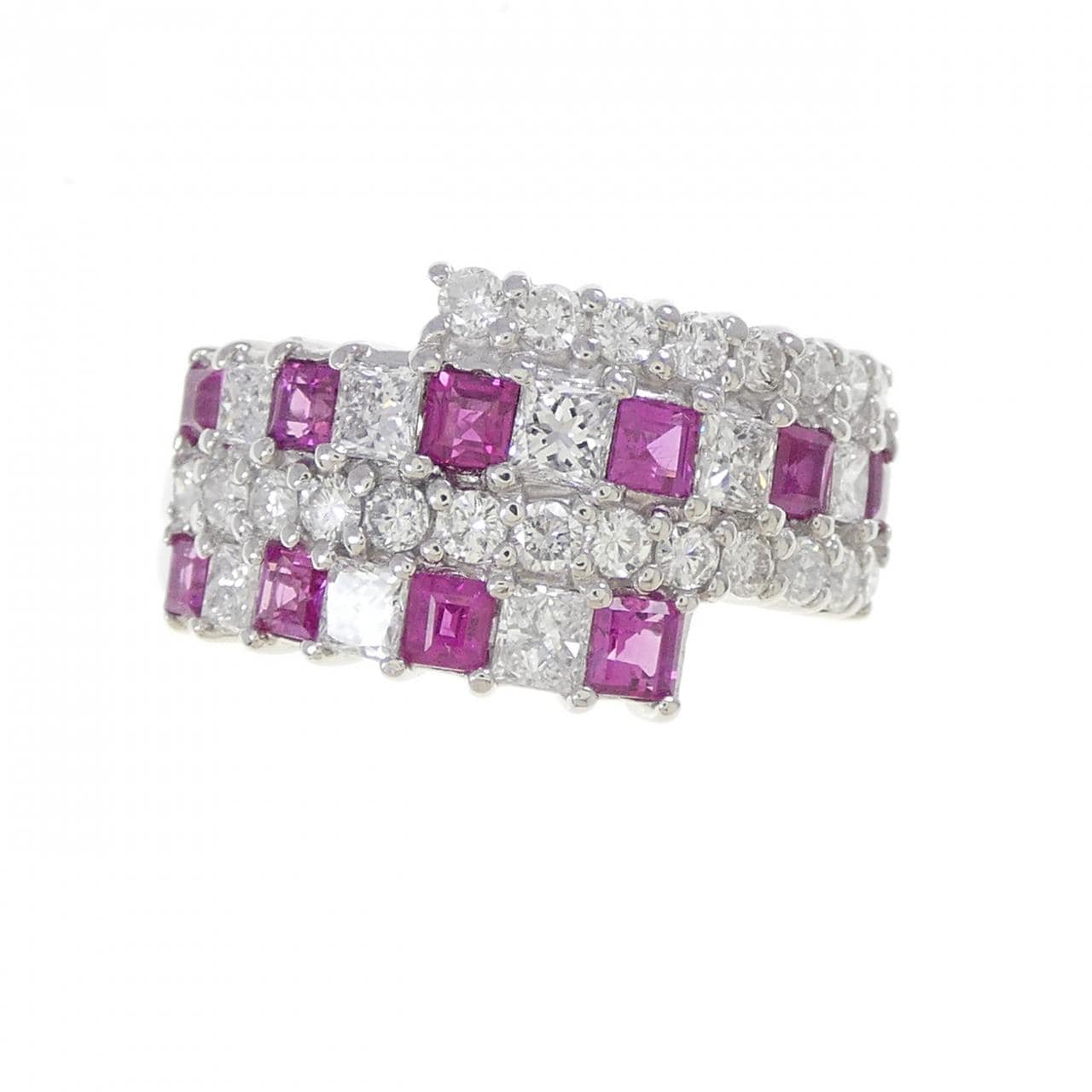 PT900 ルビー リング 0.80CT