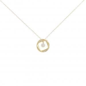 K18YG ダイヤモンド ネックレス 0.15CT
