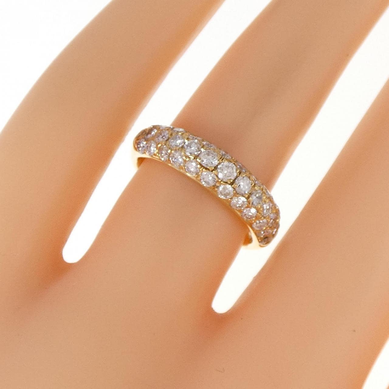 K18YG ダイヤモンド リング 1.02CT