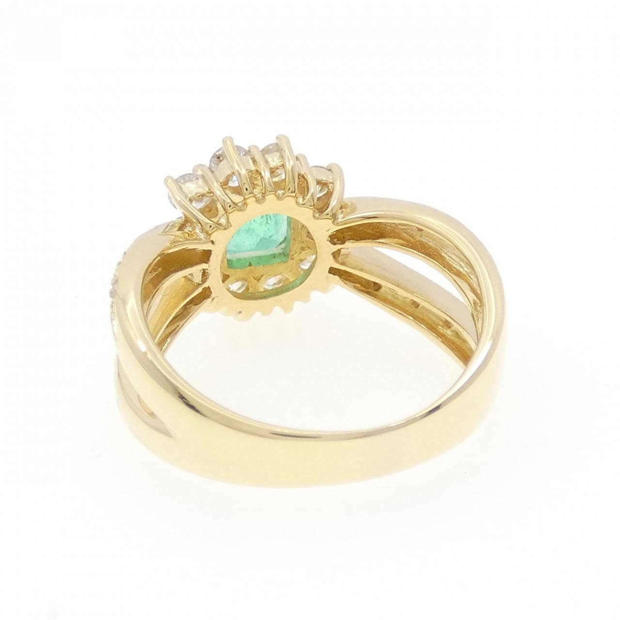 K18YG エメラルド リング 2.60CT