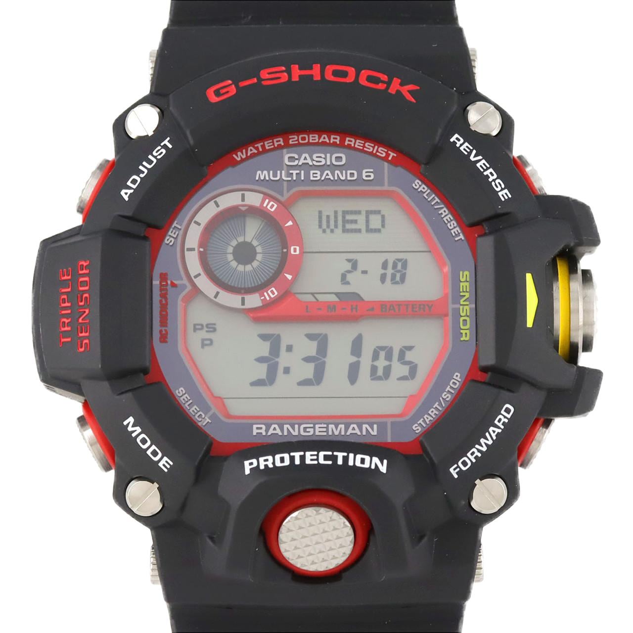 カシオ G-SHOCK･レンジマン･緊急消防援助隊 電波時計 GW-9400NFST-1AJR その他 ソーラークォーツ