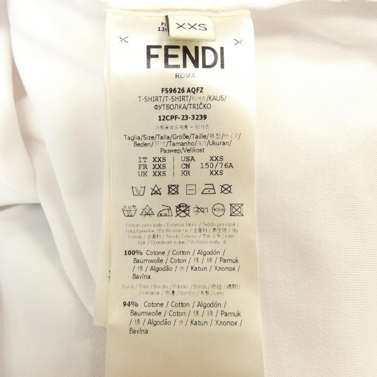 フェンディ FENDI FRAGMENT FS9626 AQFZ Tシャツ