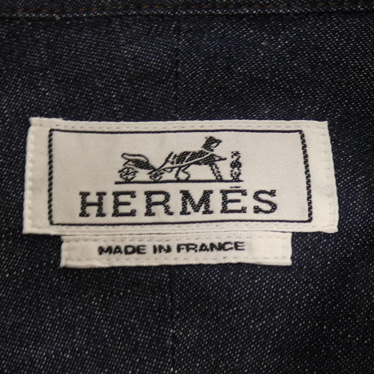 エルメス HERMES オーバーシャツ クルードセル 566180HA シャツ