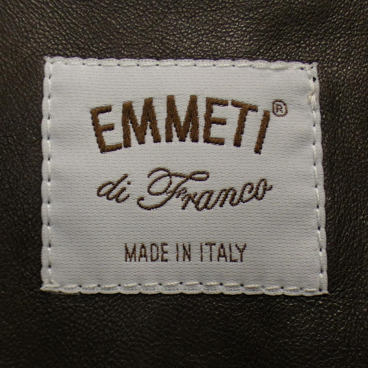 Enmety EMMETI皮革骑士夹克