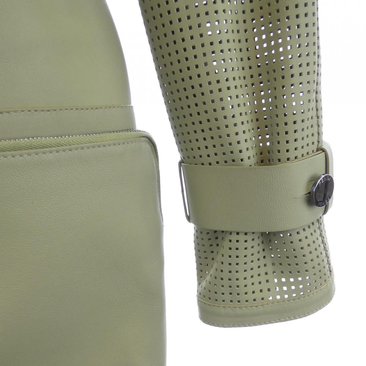 フェンディ FENDI FPS789 A7WL レザーコート