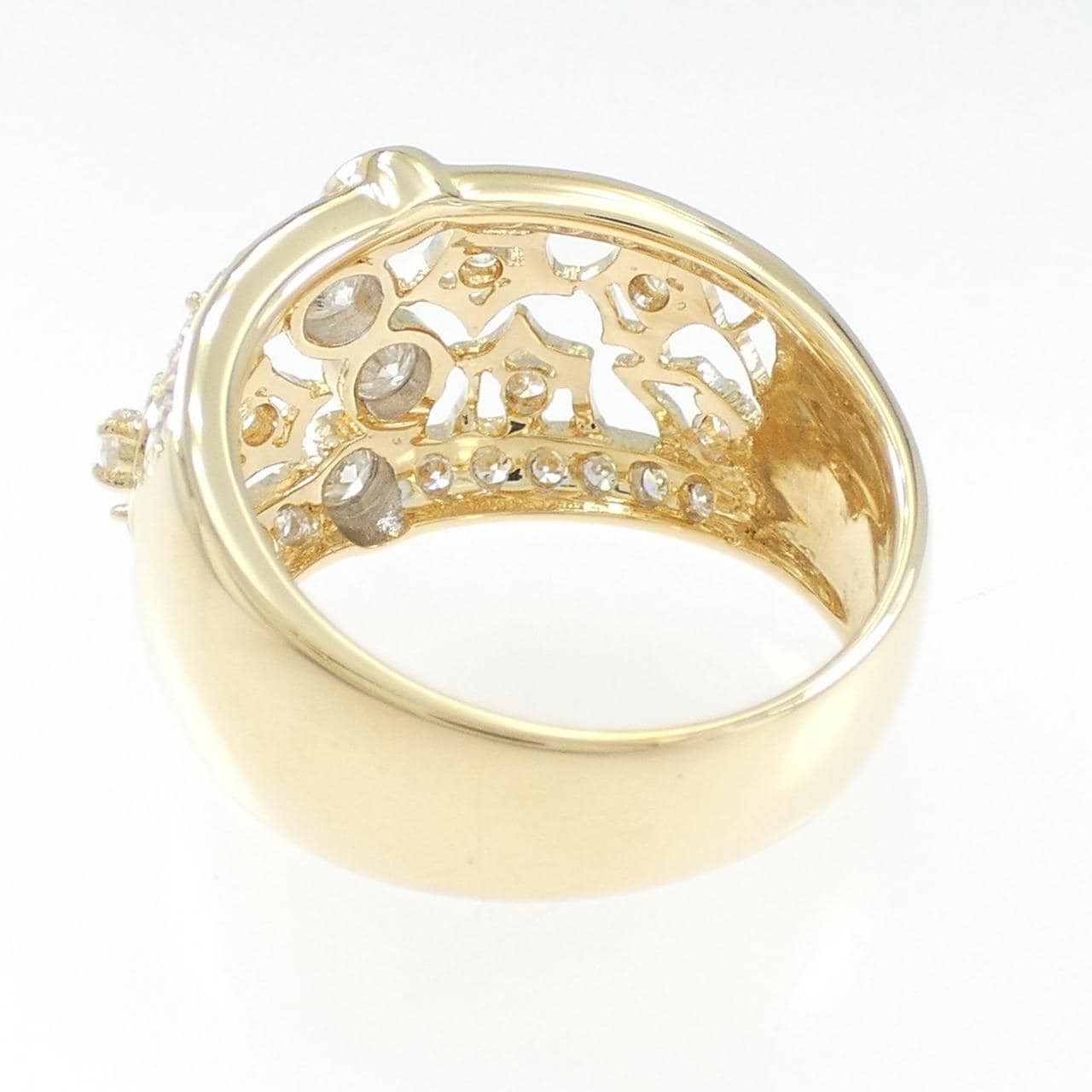 K18YG ダイヤモンド リング 0.87CT