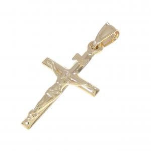 K18YG十字架吊坠