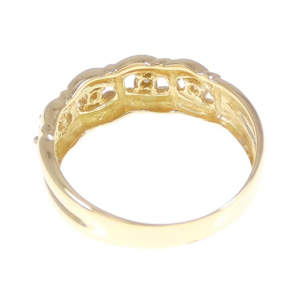 K18YG ダイヤモンド リング 0.09CT