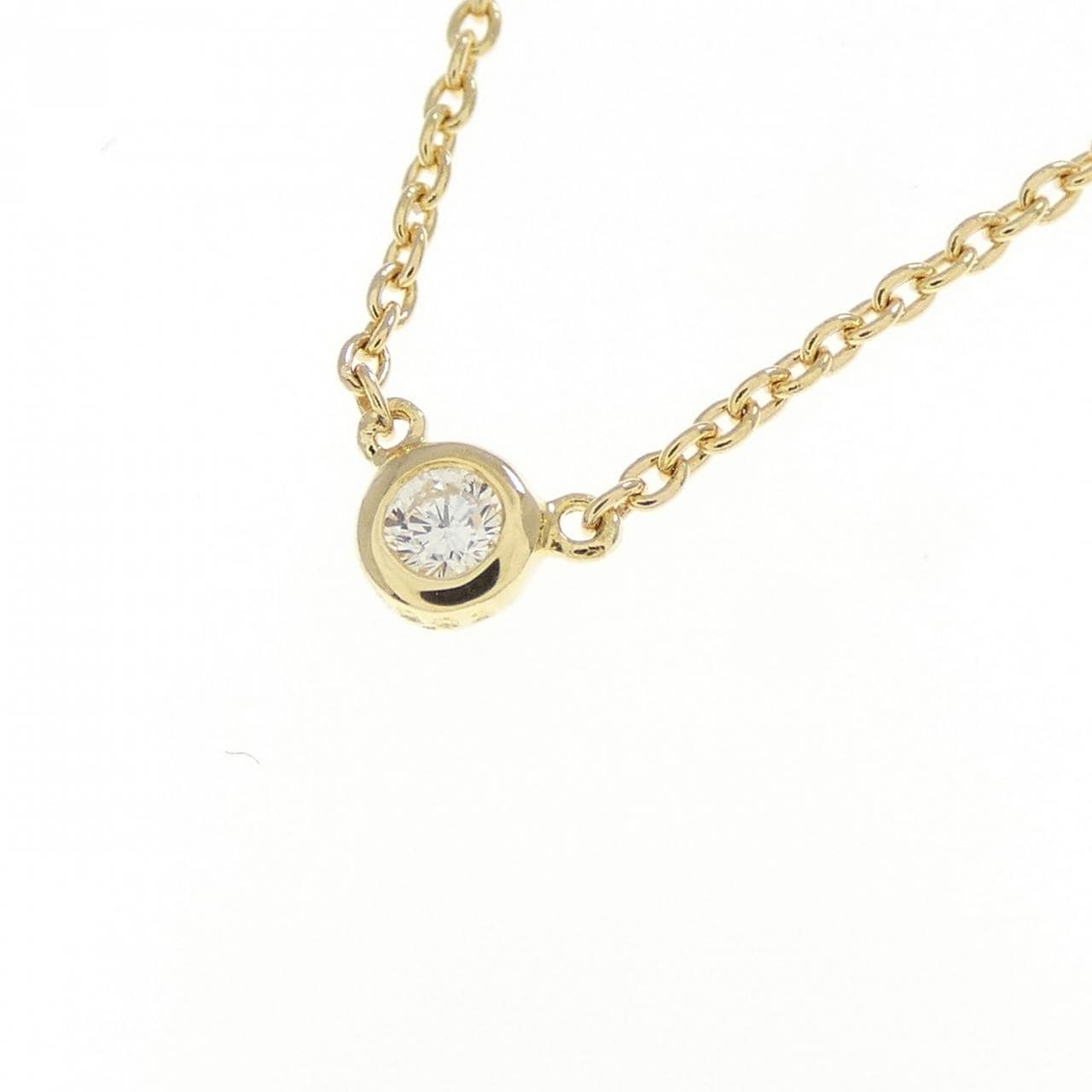 K18YG ダイヤモンド ネックレス 0.03CT