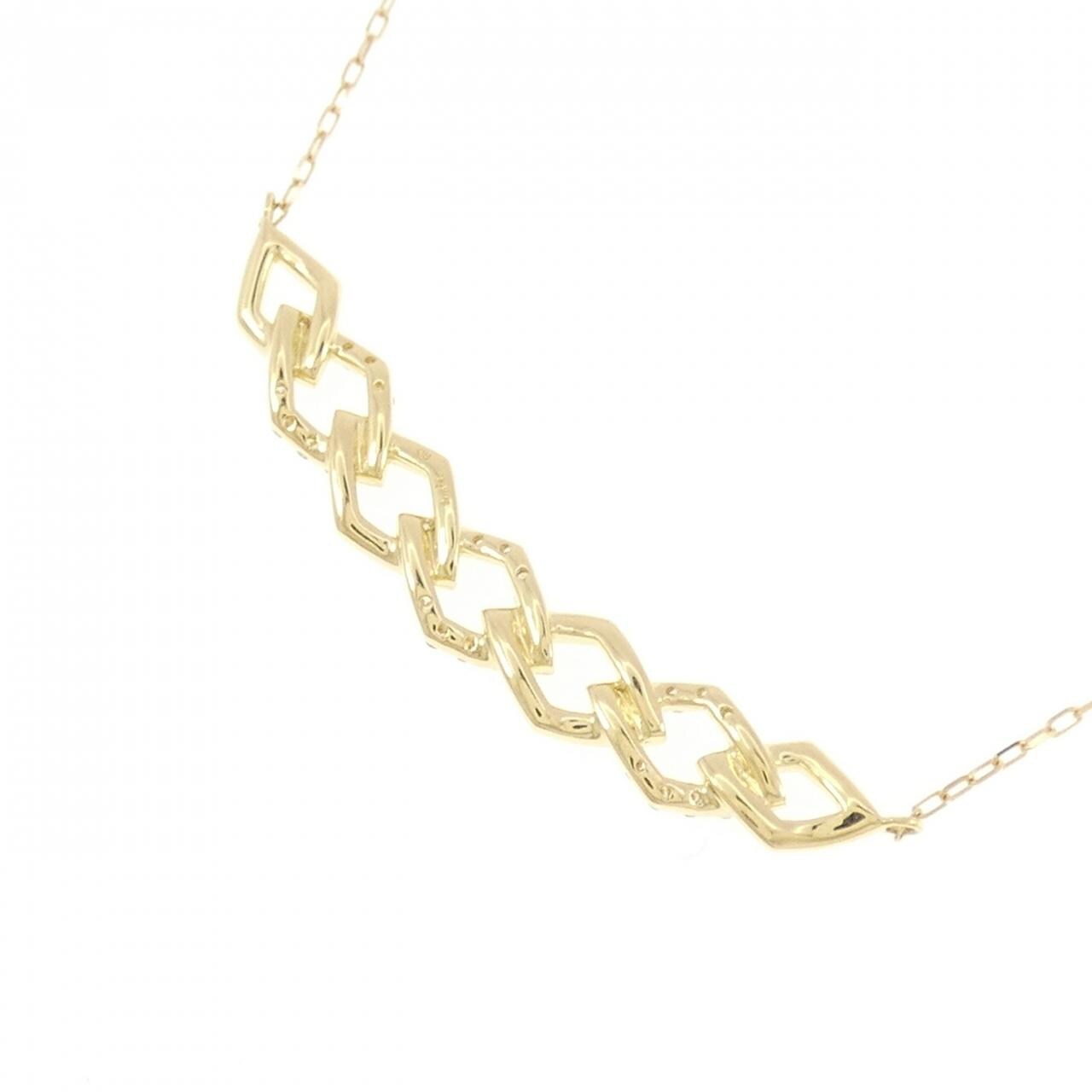 [BRAND NEW] K18YG Diamond Necklace 0.15CT
