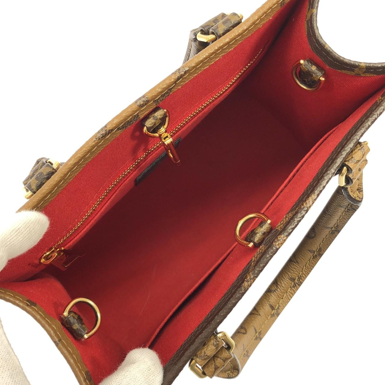 ルイヴィトン モノグラム ジャイアント オンザゴー PM M46373 バッグ