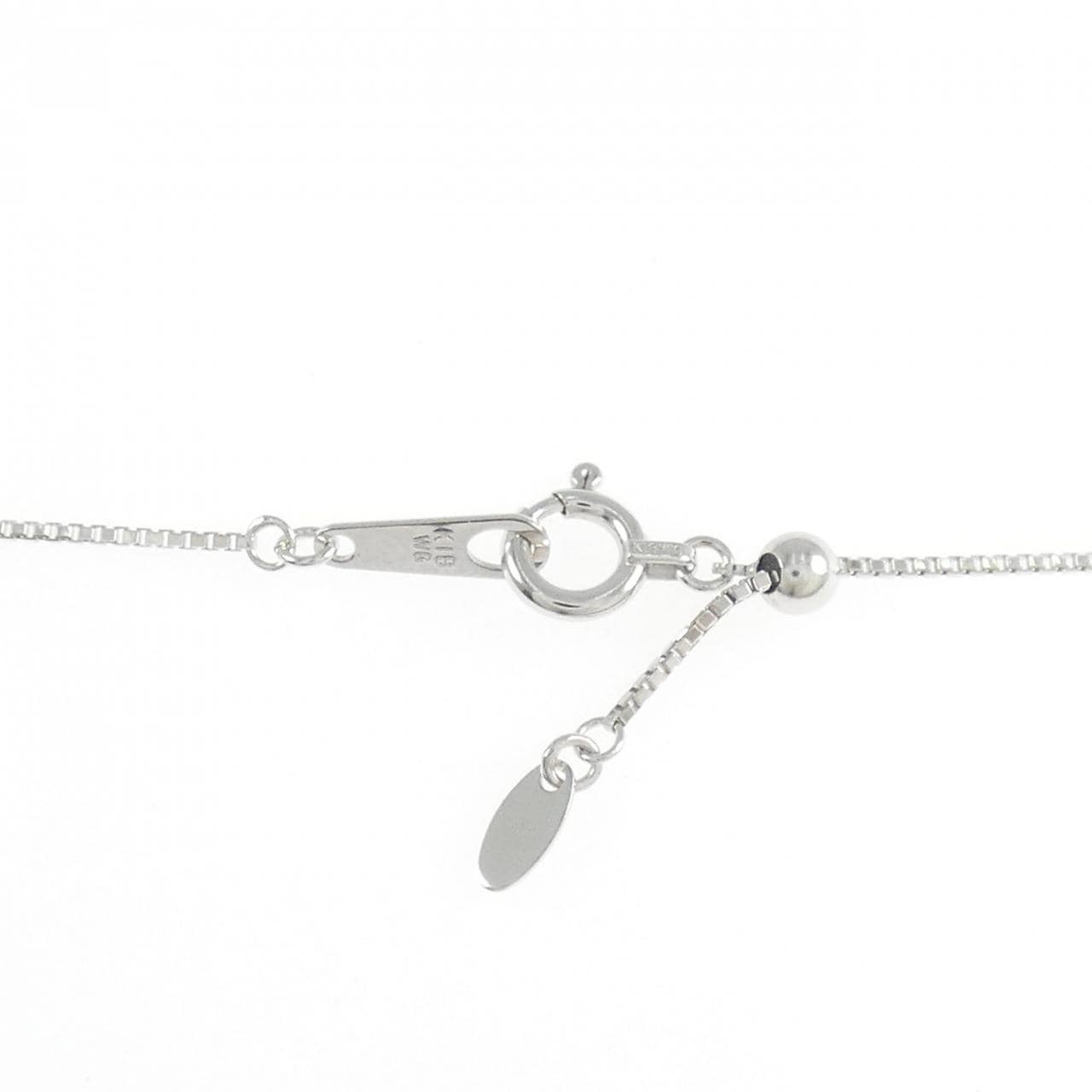 K18WG ブルートパーズ ネックレス 11.00CT