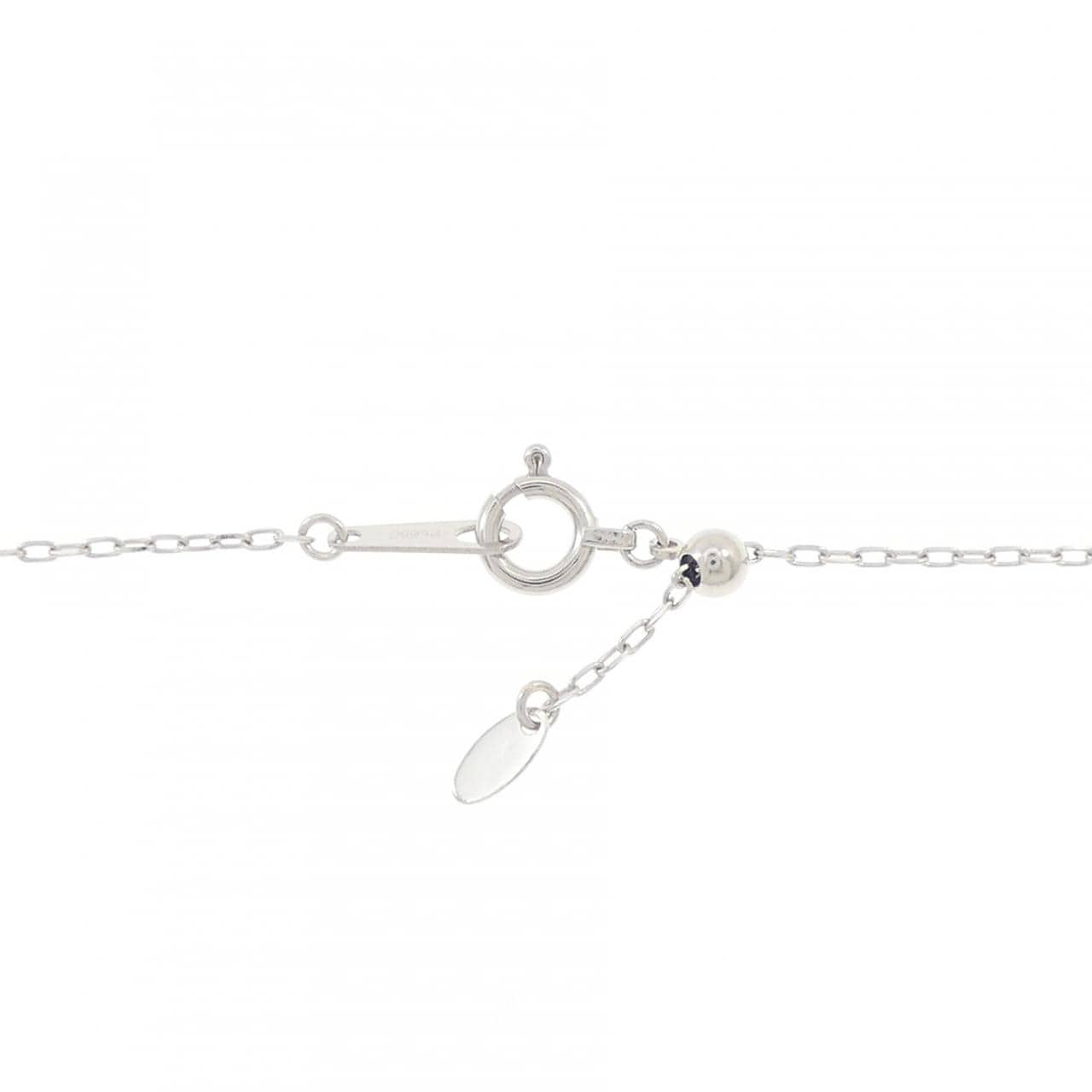 PT900/PT850 クロス×ハート ルビー ネックレス 0.56CT