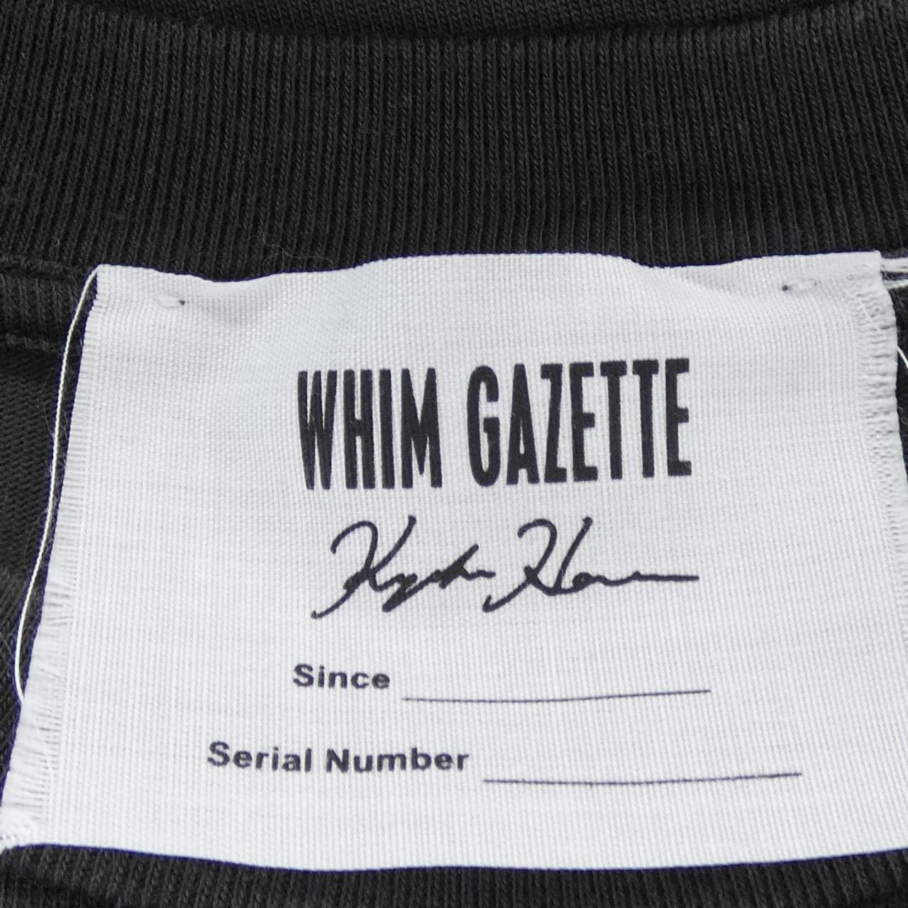 ウィムガゼット WHIM GAZETTE Tシャツ