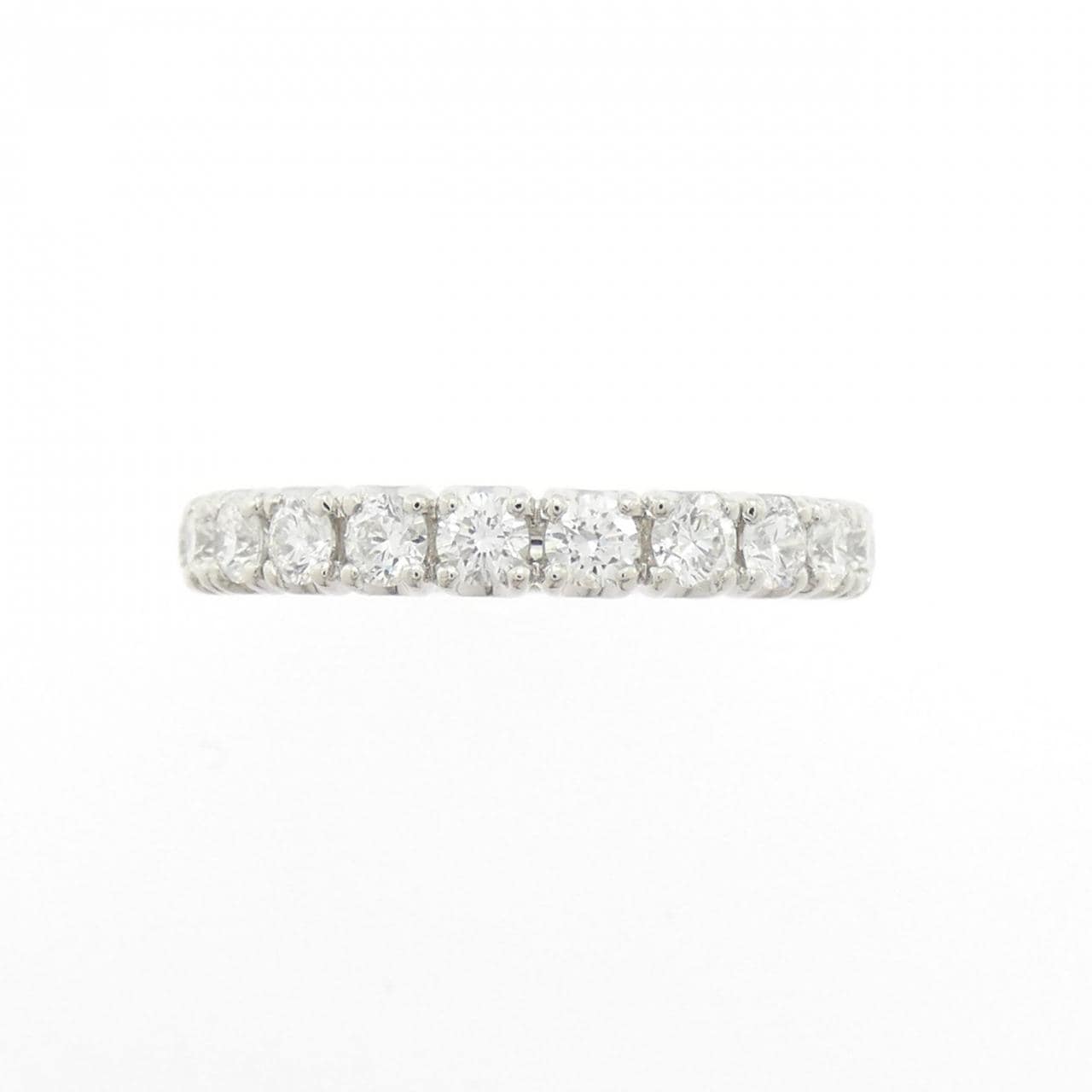 PT900 ハーフエタニティ ダイヤモンド リング 1.00CT