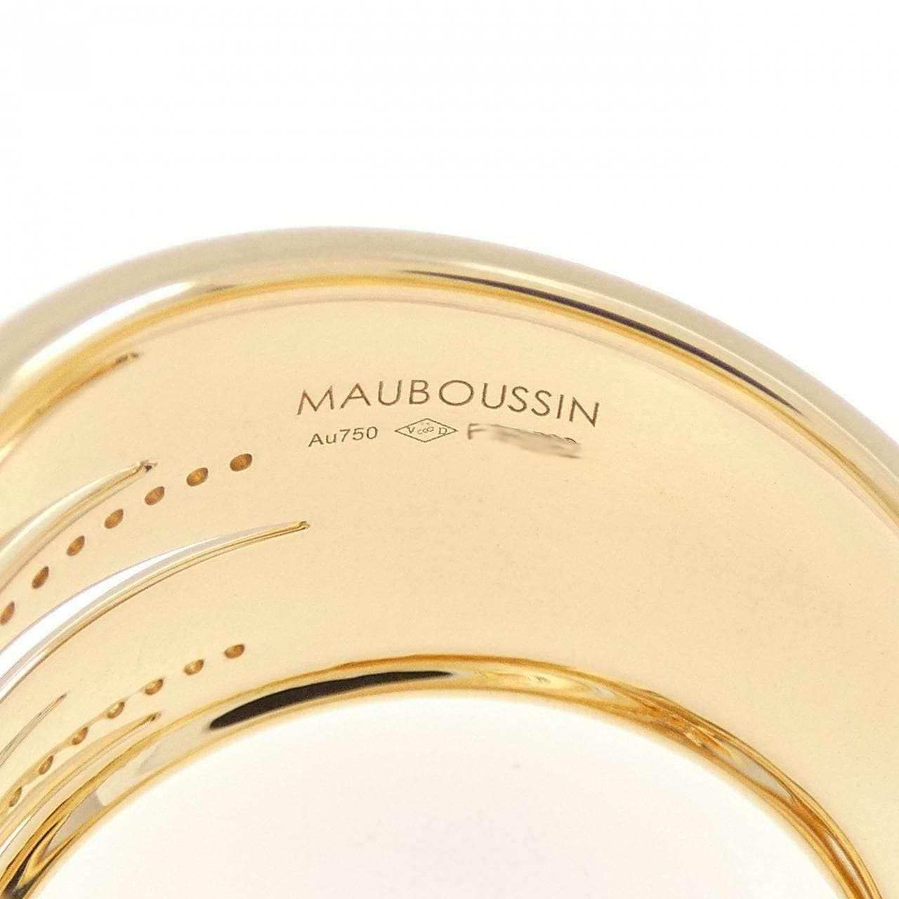 モーブッサン キフ＆ゴールド･キス リング