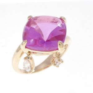 K10PG 合成サファイヤ リング