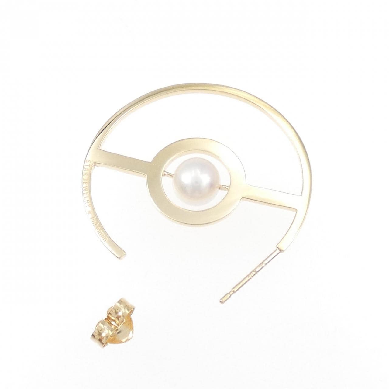 STAR JEWELRY Akoya Pearl Earrings 6.3mm Single Ear