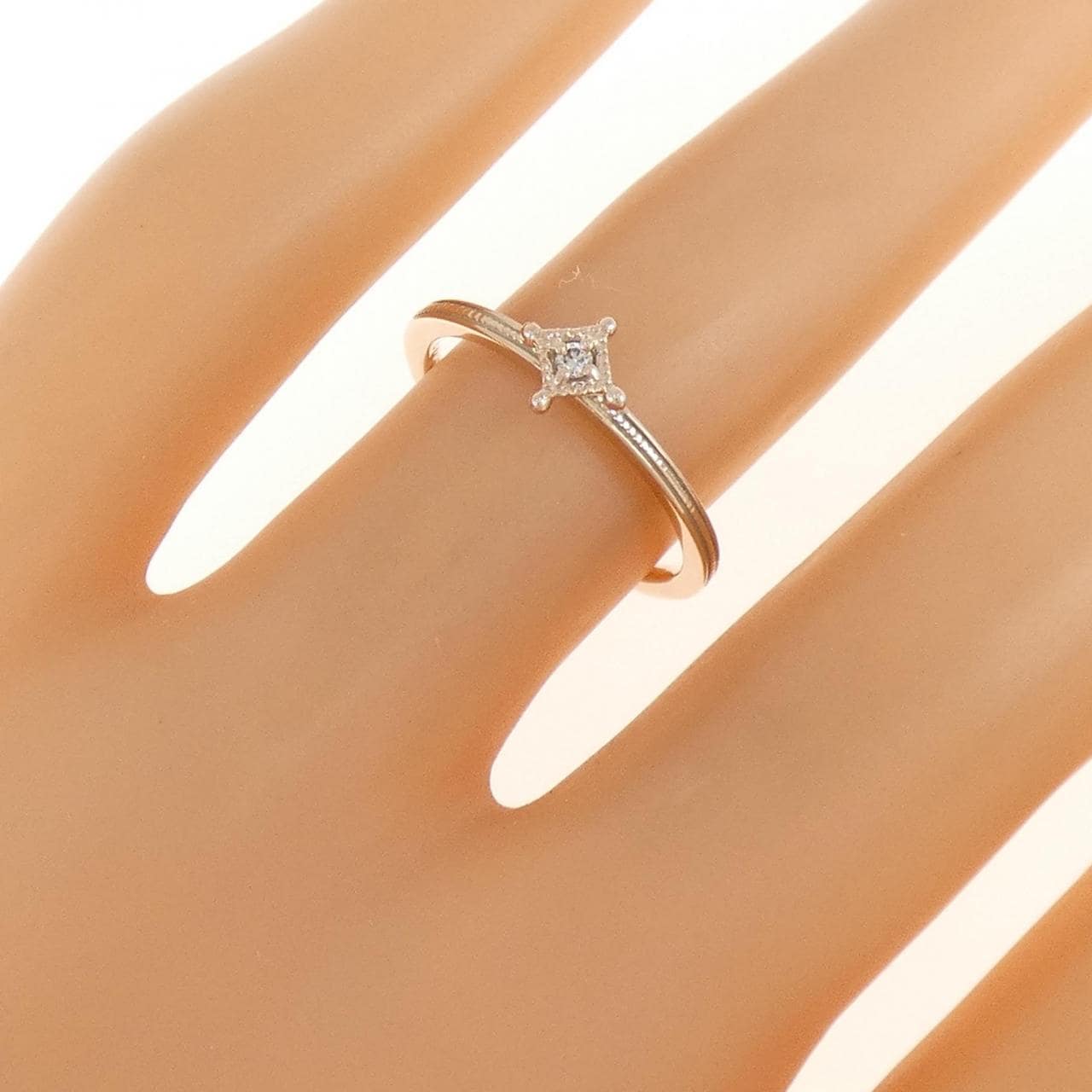 K10PG ダイヤモンド リング 0.02CT